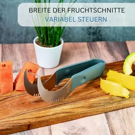 Westmark Melonenschneider 51582260 Schwarz/Silber