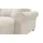 Uno Eckcouch Cord 2-Sitzer Creme