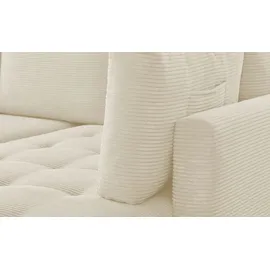 bobb Ecksofa Arissa de Luxe ¦ creme ¦ Maße (cm): B: 265 H: 84 T: 215.0