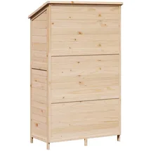 vidaXL Gartenhaus 1,07 x 0,56 m Beige