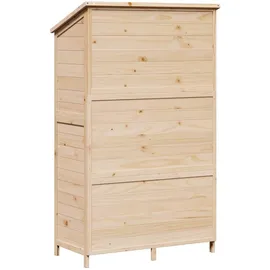 vidaXL Gartenhaus 1,07 x 0,56 m Beige