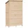 vidaXL Gartenhaus 1,07 x 0,56 m Beige