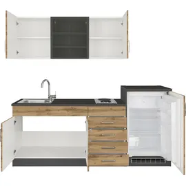 kochstation Küchenzeile KS-Mali 210 cm beige