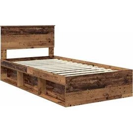 vidaXL Bettrahmen 100 x 200 cm Braun