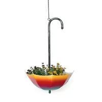 DanDiBo Ambiente Blumenampel Metall Hängeampel mit Topf Innen Außen
