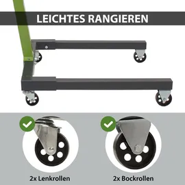 Trutzholm Werkstattkran Stahl Tragkraft 550 kg 360° Montagekopf grün