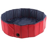 Karlie Doggy Splash Pool Blue/Red M - (540058500230) (Hundepool), Hundespielzeug