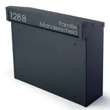 Safepost 925 Zaunbriefkasten, rückseitige Entnahme & individuelle Beschriftung