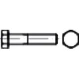 Industrial Quality Supplies DIN 960/ISO 8765 Sechskant-Schaftschraube Feingewinde M16x70 Stahl 10.9 galvanisch verzinkt