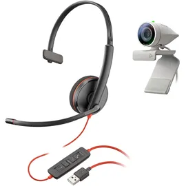 Poly Studio P5 mit Blackwire 3210