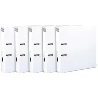 Exacompta PP-Ordner Premium, A4 weiß 5er Pack Premium-Ordner. Made