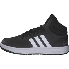 adidas Hoops 3.0 Mid Core Black / Cloud White / Grey Six 44