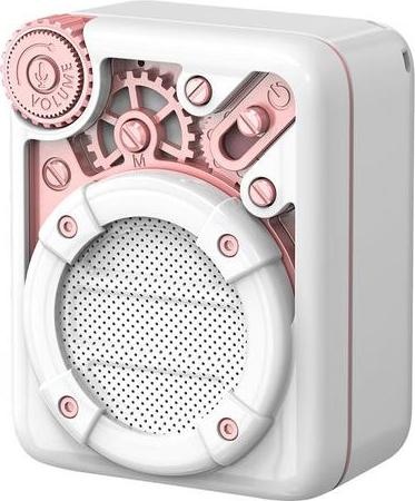 Divoom Espresso ultra portable radio speaker - White (5 h, Batteriebetrieb), Bluetooth Lautsprecher, Weiss