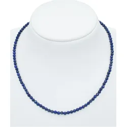Collier FIRETTI "Schmuck Geschenk Halsschmuck Halskette Farbstein Edelstein Lapislazuli" Gr. 45, gold (gelbgoldfarben, blau), Halsketten, Damen, 45, Messing, B: 4mm, Made in Germany - mit Lapislazuli, B:4mm