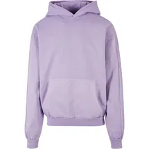 URBAN CLASSICS Heavy Terry Garment Dye Kapuzenpullover Lilac 5XL