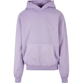 URBAN CLASSICS Heavy Terry Garment Dye Kapuzenpullover Lilac 5XL