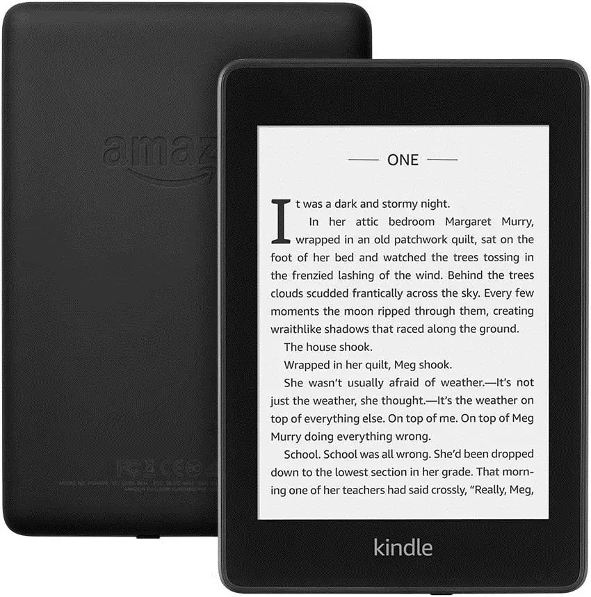 Amazon Kindle Paperwhite 4 E-Reader mit Werbung (6", 32 GB, Schwarz), eReader, Schwarz