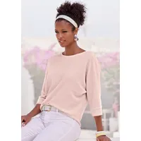 VIVANCE 3/4-Arm-Shirt aus bügelfreier Crêpe-Qualität rosa 48/50