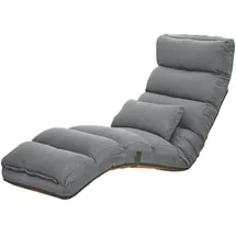 Hti-Living Liegesessel Maribel Polyester 1 x 1 x 1 cm Grau