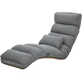 Hti-Living Liegesessel Maribel Polyester 1 x 1 x 1 cm Grau
