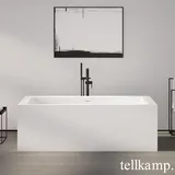 Tellkamp Angoli Freistehende Rechteck-Badewanne, 0100-269-00-A/WG,