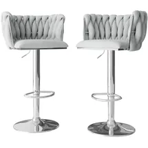 Mirjan24 Barhocker Muz BS-1142 50 x 85 x 52 cm Grau