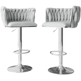 Mirjan24 Barhocker Muz BS-1142 50 x 85 x 52 cm Grau