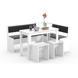 VCM Eckbankgruppe Sitzgruppe Esszimmergruppe Bank Tisch Hocker Esal Maxi