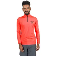 Rossignol New Hero Classique Fleece Mit Halbem Reißverschluss - Neon Red - S