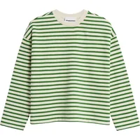 Armedangels Armedangels, Damen, Pullover, Sweater FRANKAA STRIPES, Grün, L