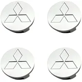 Auto Nabendeckel für Mitsubishi Space Star 2013-2019, Nabenkappen Felgendeckel Radnabenabdeckung Felgenkappen Radnabendeckel Radnabenkappen Wheel Caps ABS Ersetzen Zubehör 4PCS