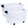 Siena Garden Siena HOME Aufbewahrungsbox Anzio 61 x 45 x 36 cm 2-tlg. transparent