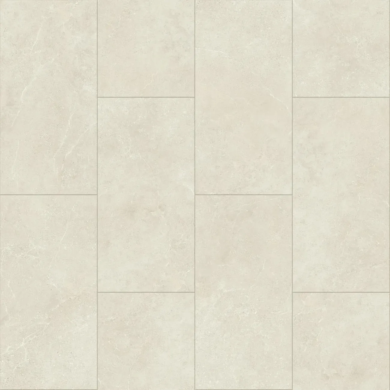 Klick-Vinyl Stone Silk Creme – inkl. Dämmung & Fußleisten
