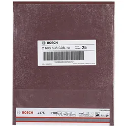 Bosch Accessories J475 2608608C08 Schleifblatt K?rnung (num) 100 (B x H) 230 mm x 280 mm 1 St.