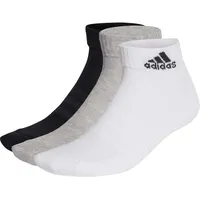 adidas Cushioned Sportswear Ankle 3er Pack Medium Grey Heather / White / Black 46-48