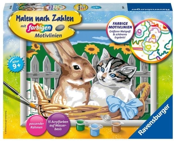 Preisvergleich Produktbild Ravensburger - Malen nach Zahlen - Putzige Freunde