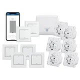 eQ-3 HOMEMATIC IP Starterset Beschattung für 6 Rollläden & Markisen