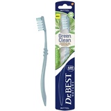 Dr.BEST GreenClean Zahnbürste, Mittel (1 Stück) Zahnbürste aus nachwachsenden Rohstoffen