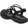 SKECHERS 163185 BBK REGGAE SLIM - SUNNYSIDE Schwarz Sandal Gr. 42