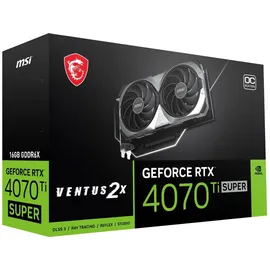 MSI GeForce RTX 4070 Ti SUPER 16G Ventus 2X OC 16 GB GDDR6X V513-615R