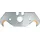 Lutz Blades Hakenklinge 0,65 mm (TiN) a 10 Stück
