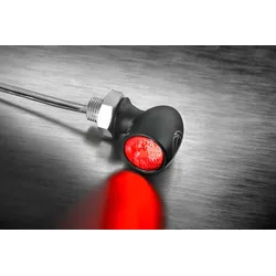 Kellermann LED-Rück-/Bremslicht Bullet Atto, schwarz, klares Glas, E-gepr., für horizontale Montage, Stück, schwarz für Männer