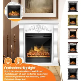 Kesser Elektrokamin Standkamin weiß