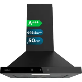 Cecotec Pyramiden-Dunstabzugshaube 50 cm Schwarz