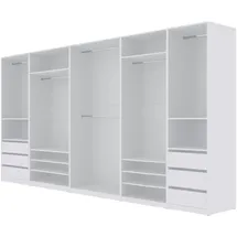 marmex möbel Kleiderschrank TRES 380 x 206 x 51 cm Weiß