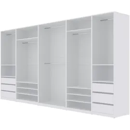 marmex möbel Kleiderschrank TRES 380 x 206 x 51 cm Weiß