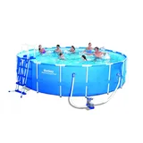 Bestway 56462 Frame Pool Steel Pro Set mit Filterpumpe + Zubehör  549 x 122 cm