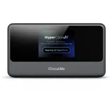 GlocalMe MeowGo Mobiler WLAN Router, SIM-frei, 4G LTE Router mit AI-HyperConn, bis zu 390 Mbps, Abdeckung in 200 Ländern, Tragbares WLAN ohne Vertrag, Mobiler Hotspot bis zu 10 Geräte, 15 Std. Nutzung