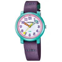 Calypso | analoge Kinderuhr Ø 32 | Quarz > Textilband > lila | K5811/3