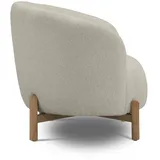 Domo Collection Sessel Bob FK, Loungesessel, Stoff beige